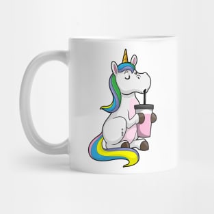 Unicorn with Bubble Tea Mug